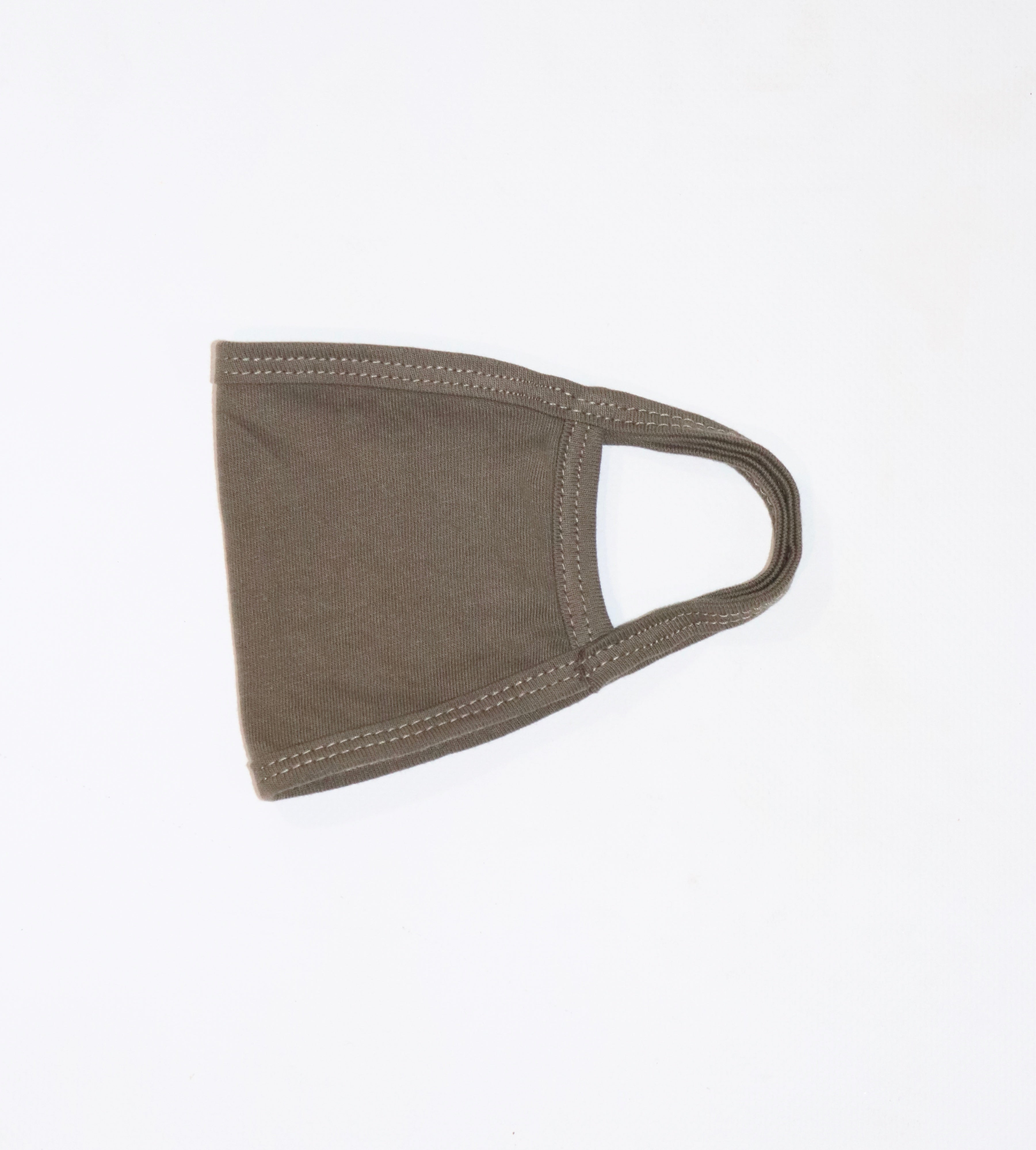 Plain Olive Green Fabric Mask- No Filter