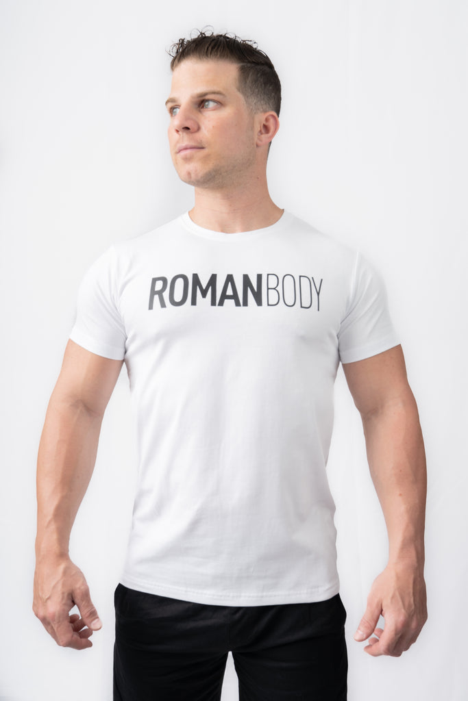 Roman Legacy Fitted T-shirt- White